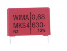 Wima Mks4 Pulse Capacitor - 0 68uf-630v Mks4 Capacitor Rm=27 5mm -rohs- Wima Mks4 Pulse Capacitor - 0 68uf-630v Mks4 Capacitor Rm=27 5mm -rohs-