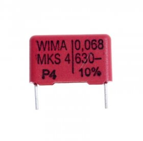 Wima Mks4 Pulse Capacitor - 0,068uf-630v Mks4-capacitor Rm=15mm Wima Mks4 Pulse Capacitor - 0,068uf-630v Mks4-capacitor Rm=15mm