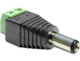 Delock Cable/plugs/adapter - Adapter Dc 2.5 X 5.5 Mm Male > Terminal Block 2 Pin