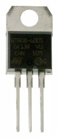 Stmicroelectronics Triac - Btb08-600s Triac, 8a 600v To-220 Stmicroelectronics Triac - Btb08-600s Triac, 8a 600v To-220