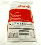 Starmix Vacuum Cleaner Bags - Fbv20 434827 Fleece Filter Bags X5