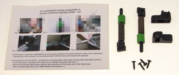 Fixings And Brackets - C00273784 482000086980 Kit Hinge Dx Sx + Support [Whirlpool Indesit]