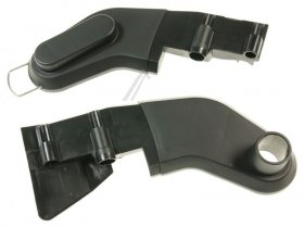 Nilfisk Carrier Assembly - 127440092 Bracket Left Cover Black C120 3