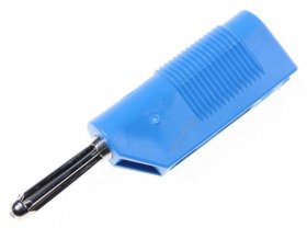Banana Plug - BÜschelstecker Blau Hirschmann