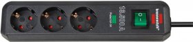 Brennenstuhl Overvoltage Protection Trailing Socket 3-way - Eco-line 13.500a Overvoltage Protection Trailing Socket 3-way, 1,5m