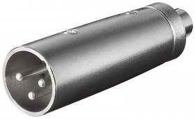 Goobay Xlr Adapter - Xlr Adapter, Phono Socket To Xlr Plug