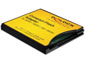 Delock Memory Card Adapter - Compact Flash Adapter For Sd Memory Cards