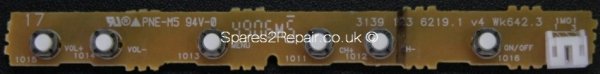 Philips 42PFL5522D Side Buttons (3139 123 6219.1)