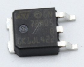 Stmicroelectronics Fixed Voltage Reg. Pos. - 78m05b Spannungsregler +5v-0,5a, 7805, Smd D-pak Stmicroelectronics Fixed Voltage Reg. Pos. - 78m05b Spannungsregler +5v-0,5a, 7805, Smd D-pak