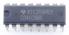 Texas Instruments Ic - 4028 Cmos Ic Dip16