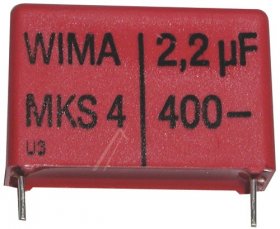 Wima Mks4 Pulse Capacitor - 2,2uf-400v Mks4 Metal Capacitor Rm27,5 Wima Mks4 Pulse Capacitor - 2,2uf-400v Mks4 Metal Capacitor Rm27,5
