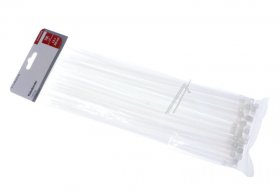 Vivanco Cable Ties - Ct 4.8-300 W Cable Ties White 4,8-300 Mm 100 Pcs
