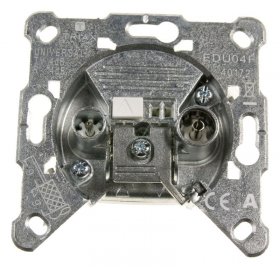 Triax Aerial Outlet Sockets - Edu 04 F Antennadose Edu 04 F For Sat-bk Triax Aerial Outlet Sockets - Edu 04 F Antennadose Edu 04 F For Sat-bk