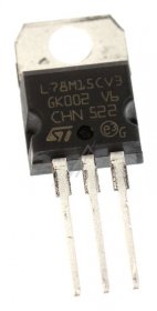 Stmicroelectronics Fixed Voltage Reg. Pos. - 7815 Voltage Regulator, +15v-0,5a, To-220 Stmicroelectronics Fixed Voltage Reg. Pos. - 7815 Voltage Regulator, +15v-0,5a, To-220