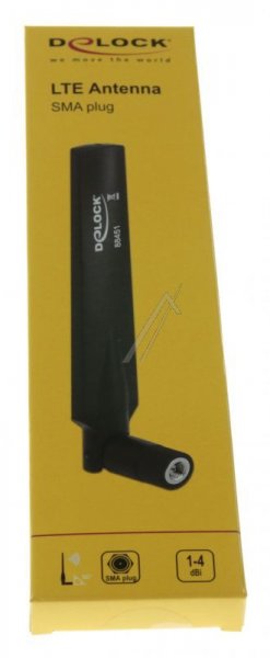 Delock Lte-antennas - Lte Antenna Sma 1 ~ 4 Dbi Omnidirectional With Flexible Join