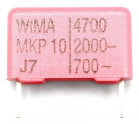 Wima Pulse Capacitors - 4700pf-2000v Mkp10 Capacitor For Pulse Applications Pcm=15 Wima Pulse Capacitors - 4700pf-2000v Mkp10 Capacitor For Pulse Applications Pcm=15