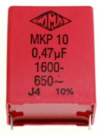 Wima Pulse Capacitors - 0,47uf-1600v Mkp10 Capacitor For Pulse Applications Pcm=27,5