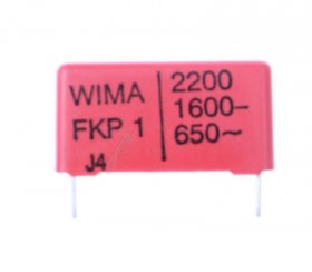 Wima Fkp1 Pulse Capacitor - 2200pf-1600v Fkp1t012205a00kssd Fkp1 Pulse Capacitor Rm=22 5 -rohs-compliant- Wima Fkp1 Pulse Capacitor - 2200pf-1600v Fkp1t012205a00kssd Fkp1 Pulse Capacitor Rm=22 5 -rohs-compliant-