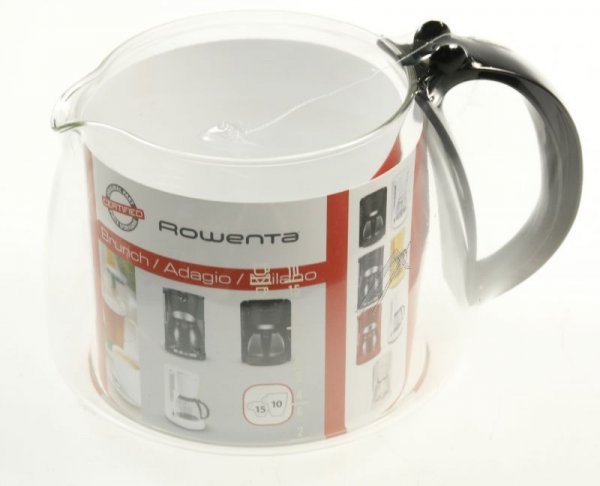 Coffee Pot - Zk310b Black Glass Jug W-o Lid [Groupe SEB]