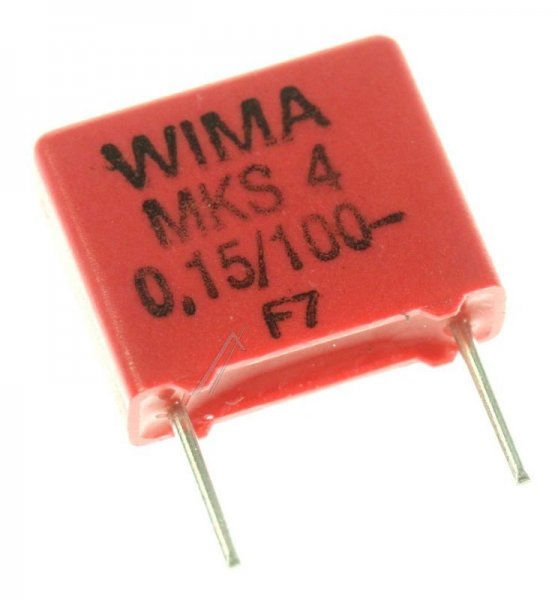 Wima Mks4 Pulse Capacitor - 0,15uf-100v Mks4-capacitor P=7,5mm 150nf