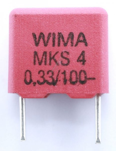 Wima Mks4 Pulse Capacitor - 0,33uf-100v Mks4-capacitor P=7,5mm 330nf