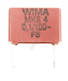 Wima Mks4 Pulse Capacitor - 0,1uf-100v Mks4-capacitor P=7,5mm 100nf Wima Mks4 Pulse Capacitor - 0,1uf-100v Mks4-capacitor P=7,5mm 100nf