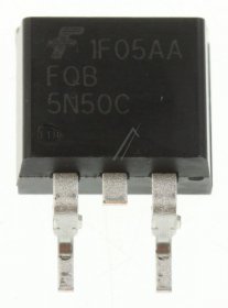 Fairchild Transistors - 5n50c N-channel Mosfet, 500v, 5a, To-263ab-3