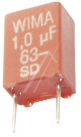 Wima Mks2 Pulse Capacitor - 1,0uf-63v Mks2 -capacitor Rm=5mm -rohs- Wima Mks2 Pulse Capacitor - 1,0uf-63v Mks2 -capacitor Rm=5mm -rohs-