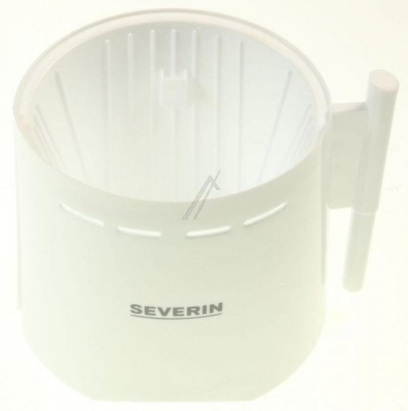 Severin Coffee Funnel - 8459048 Filter Pure White With Grey Print Drip Stop Spring And Gasket