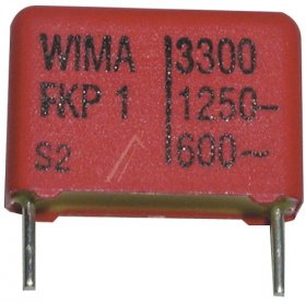 Wima Fkp1 Pulse Capacitor - 3300pf-1250v Fkp1-impulskondensator Rm=15mm Wima Fkp1 Pulse Capacitor - 3300pf-1250v Fkp1-impulskondensator Rm=15mm