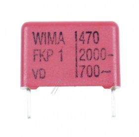 Wima Fkp1 Pulse Capacitor - 470pf-2000v Fkp1-impulskondensator Rm=15mm Wima Fkp1 Pulse Capacitor - 470pf-2000v Fkp1-impulskondensator Rm=15mm