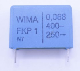 Wima Fkp1 Pulse Capacitor - 0 068uf-400v Fkp1g026805f00jssd Fkp1 Pulse Capacitor Rm=22 5 Wima Fkp1 Pulse Capacitor - 0 068uf-400v Fkp1g026805f00jssd Fkp1 Pulse Capacitor Rm=22 5