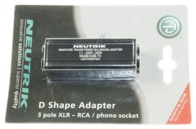 Neutrik Audio/video-connector - Miniatur Transformator Symmetrie Adapter, 3-poliger Xlr Stec