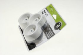 Splitter With Switch 2way - Triplite 3x16a Facade Blanc-gris Splitter With Switch 2way - Triplite 3x16a Facade Blanc-gris