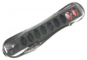 Brennenstuhl Nine-way Trailing Socket - Eco-line Steckdosenleiste 9-fach Schwarz 2m *ch*