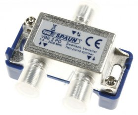 Spaun Sat-, Bk- And Terrestrial Div - Vbe 2 Pd Verteiler 2-fach Spaun Sat-, Bk- And Terrestrial Div - Vbe 2 Pd Verteiler 2-fach