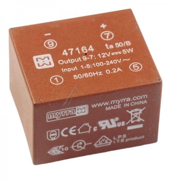 Myrra Ei30 Printtrafos With 1 Output - 31,7x21,8x26,7mm Myrra Print-netzteil Ei30, 12-vdc, 5w