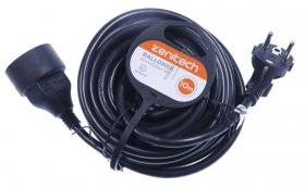 Inotech Power Supply Cable - Prolongateur Ho5vv-f 3g1.5 Noir Longueur 10 MÈtres