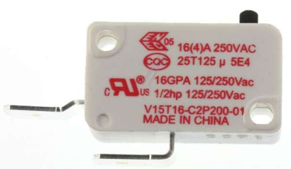 Micro Switch - C00318664 482000011478 Microswitch Door [Whirlpool Indesit]