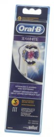 Braun Tooth Brush - 3d White Pack Of 3 Toothbrush Heads