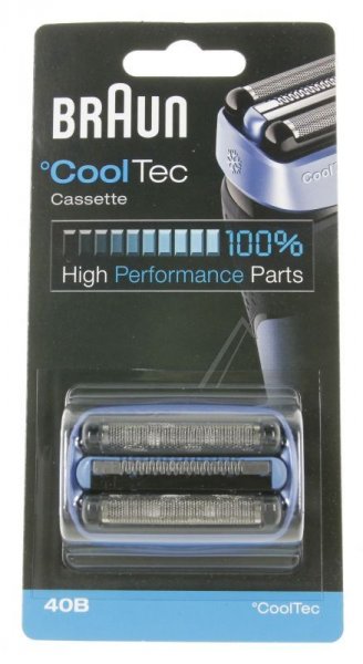 Braun Shaver Head - 40b 81626282 Combipack 40b Black