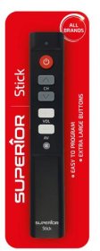 - Universal Remote Control STICK STICK - UNIVERSAL REMOTE CONTROL WITH 6 XL BUTTONS