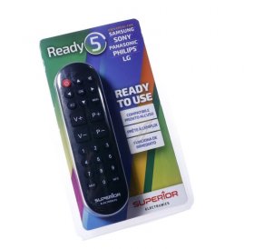 Universal Remote Control - Ready 5 Suptrb014 Universal Pre-programmed Remote Control With Big Buttons