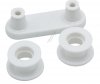 Compatible Roller For Dishwasher Basket - Holder + 2 Rollers For Dishwasher Basket
