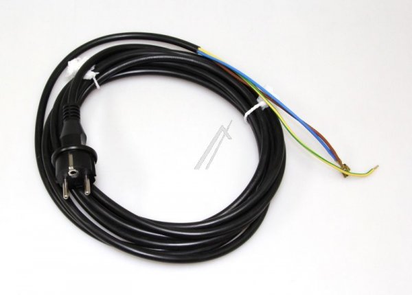 Nilfisk Mains Power Lead - 61130 Power Cord H05vv-f3g1 5x5 0 Eu