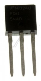 Fairchild Mos Fet Transistor - 5n40 Fqu5n40tu N-channel Mosfet 400v 3 4a Ipak