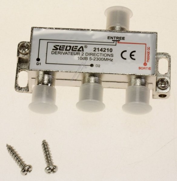 2 Way Aerial Splitter - DÉrivateur À Pertes ÉtagÉes 2 DÉrivations -10db
