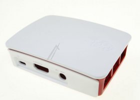 Raspberry Pi Housing - Official Raspberry Pi 3 Housing, Red - White