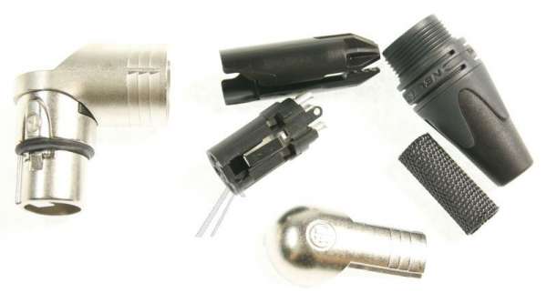 Neutrik Xlr Coupler - 3-polige Winkelkabelbuchse