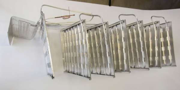 Liebherr Condensation Cont. Compress. - 987290400 Aluminum Evaporator 7-plates With Angle